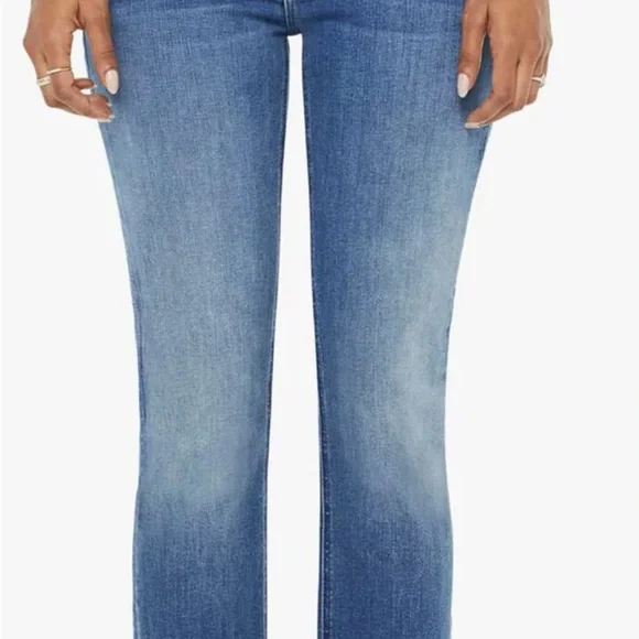 Lil MOTHER Blue Straight Leg petite Jeans - Picture 1 of 4